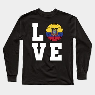 Ecuador Football Long Sleeve T-Shirt